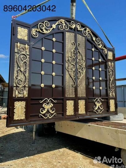 Кованные ворота бюджетные