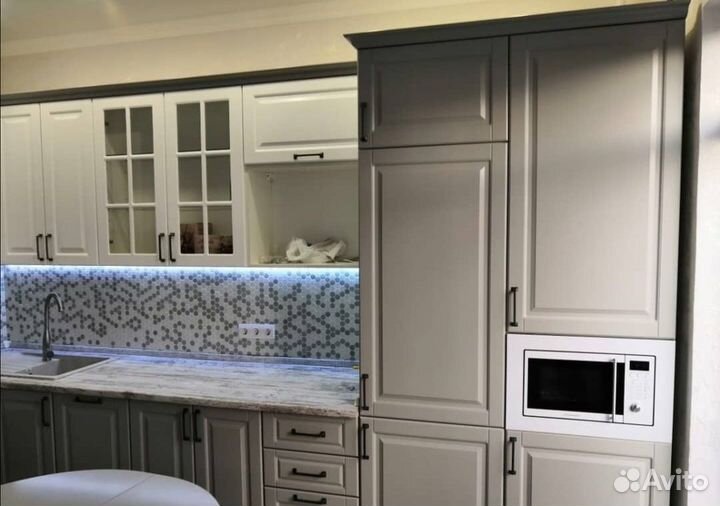 Кухни встроенные по индивидуальным размерам