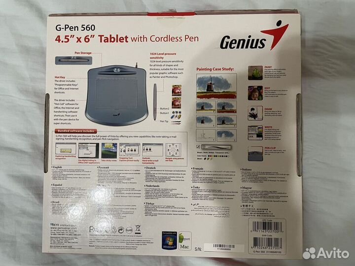 Графический планшет Genius G-Pen 560
