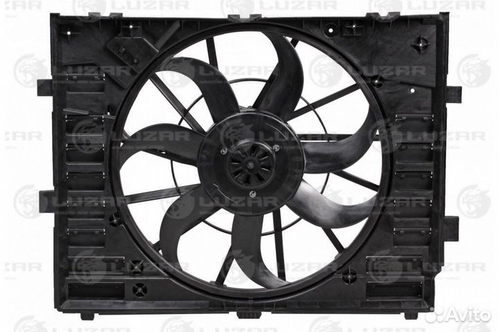 Вентилятор охлаждения двс VAG Touareg II 10- (с ко