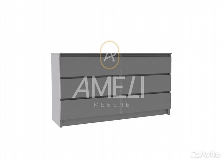 Тумба комод в спальню черный