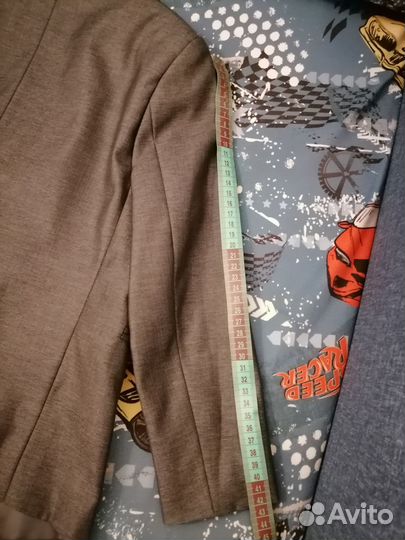 Пиджак школьный серый Бефо р.122