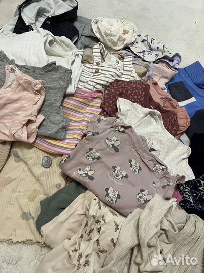Пакет одежды на девочку 74-80