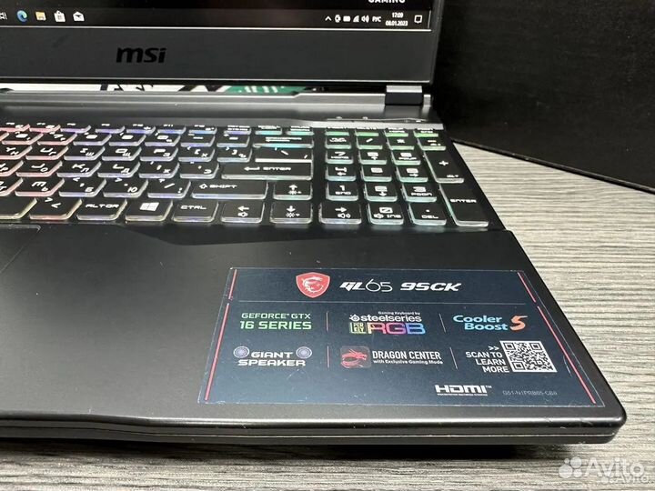 Мощный MSI Core i5-9300 8Gb DDR4 GTX1650 SSD512