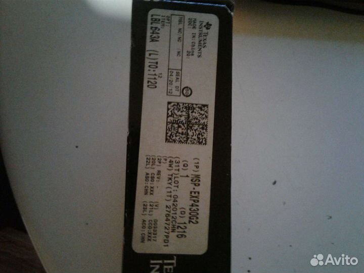 Отладочная плата TI msp430