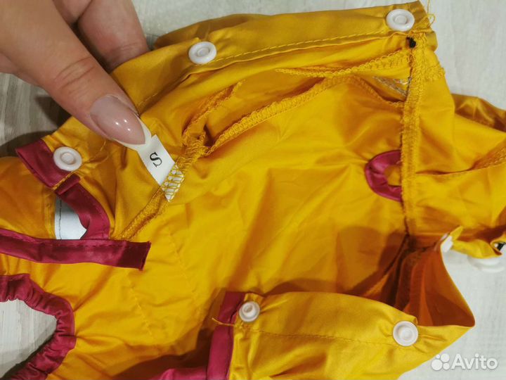 Дождевик для маленькой собаки S