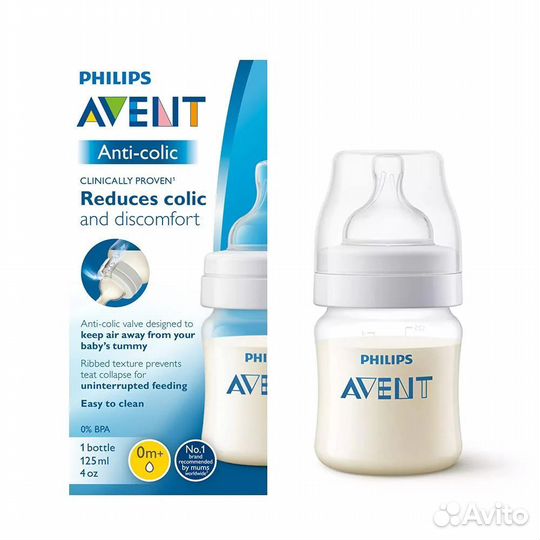 Бутылочка Philips Avent anti-colic анти-колик