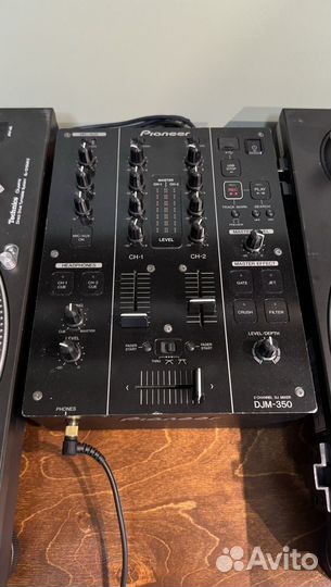 Technics SL1210 mk2 и Pioneer djm350