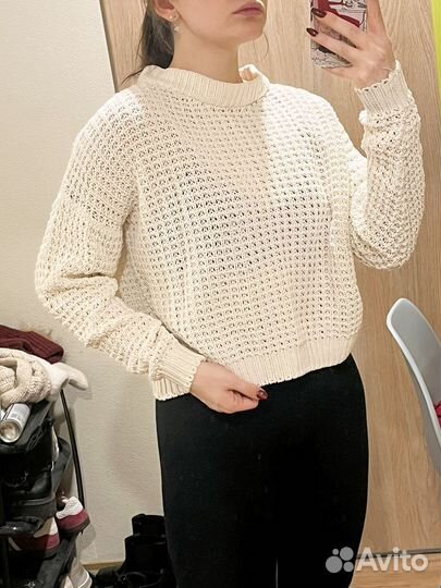 Свитер сетка mango