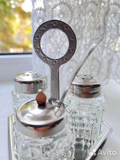 Набор для специй сервировочный. Винтаж