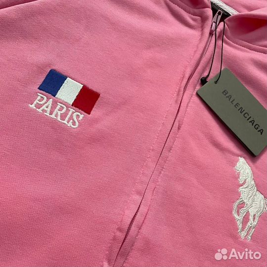 Зип Худи Balenciaga X Polo Оверсайз крой