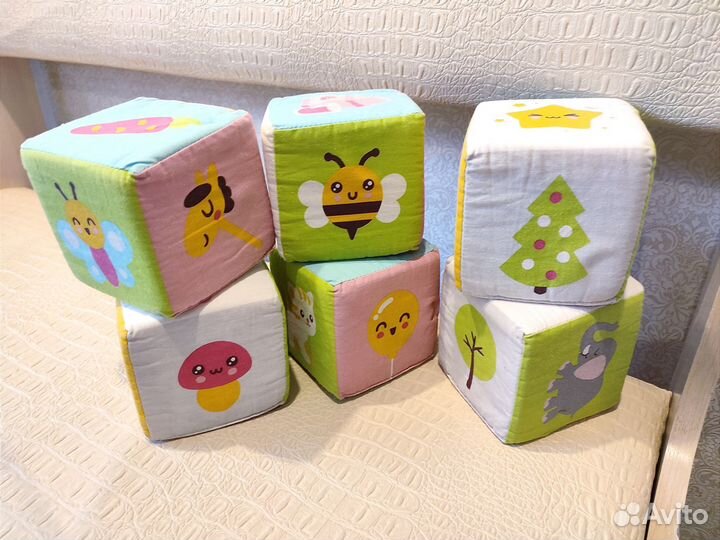 Кубики детские мягкие