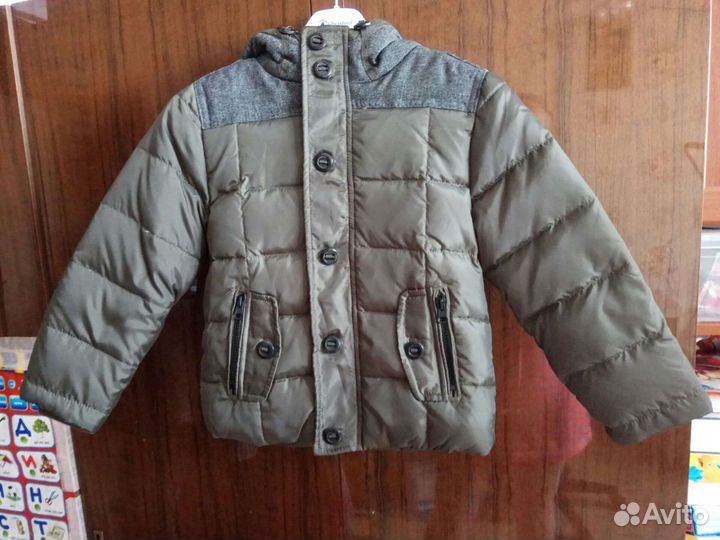 Новая зимняя куртка Mango на мальчика