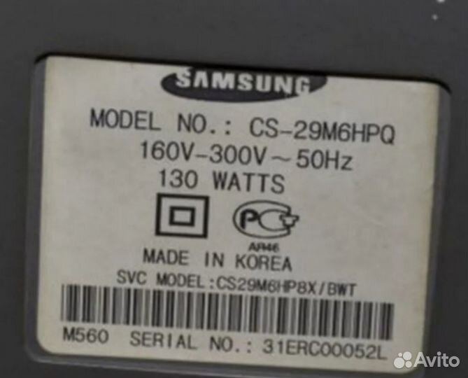 Телевизор Samsung Plano 29 Made in Korea
