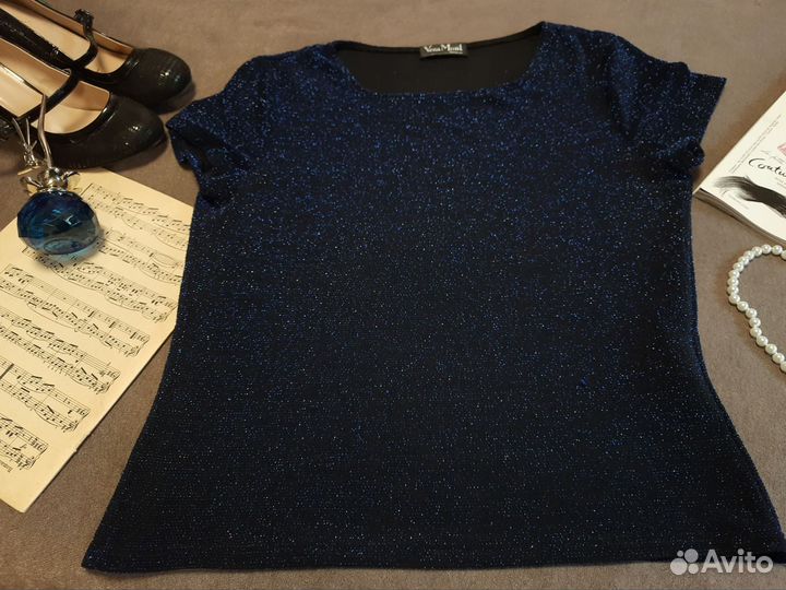 Блузка топ трикотажная вечерняя от Vera Mont