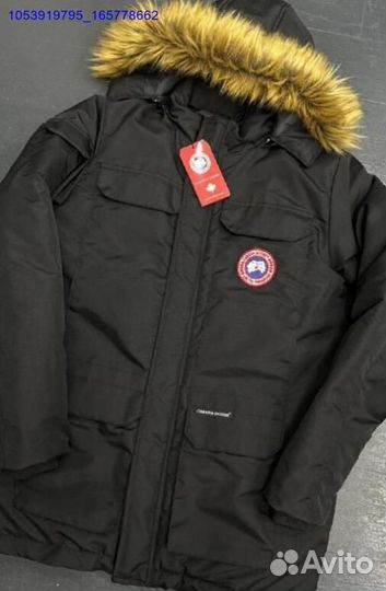 Длинная куртка Canada Goose зима
