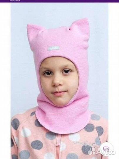 Шапка шлем, балаклава на девочку Sokoke 42 - 44
