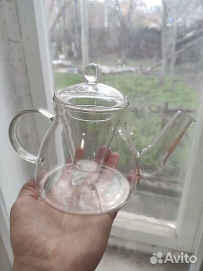 Чайник заварочный СССР термостойкое стекло