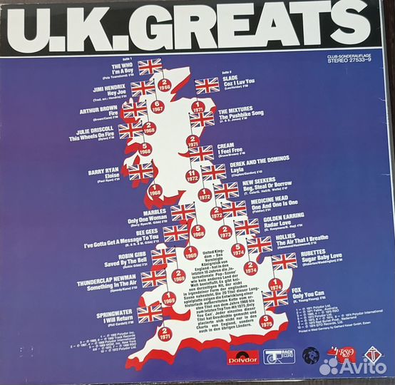 U.K.Greats LP, Compilation, Germany