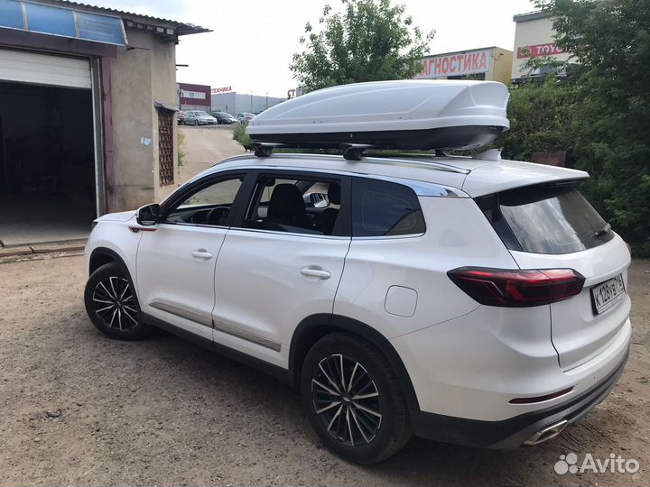 Автобокс на крышу Chery Tiggo 8 Pro 520л усиленный