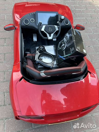 Детская машина с пультом бу henes broon F830