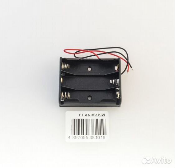 Батареечный отсек ET BH-AA 3S1P-W с проводами