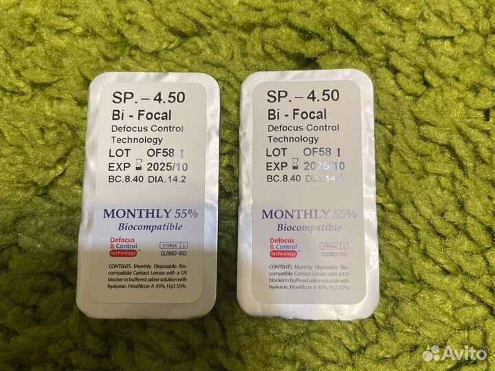 Линзы контактные OKVsion Prima BIO