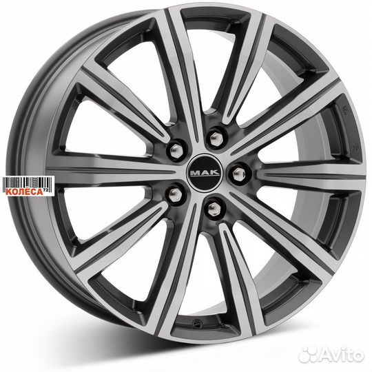 MAK Birmingham 8.5x20 5x120 ET45 Dia65.1 Gunmetal