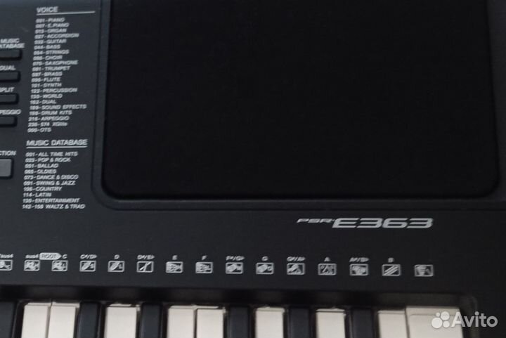 Cинтезатор Yamaha PSR-E363, для обучения