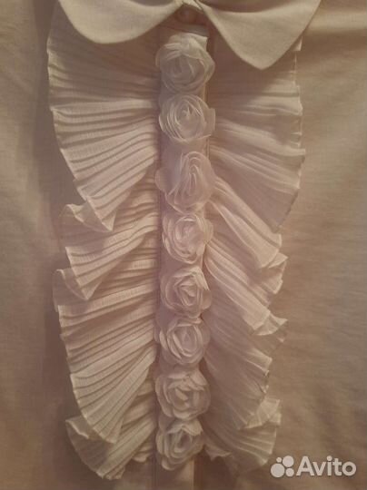 Блузка на девочку 140-152 хлопок