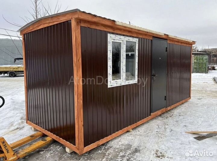 Новые деревянные бытовки