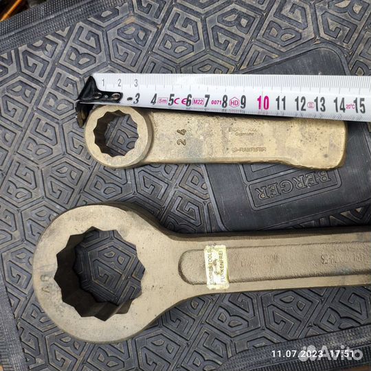 Ключ искробезопасный накидной односторонний