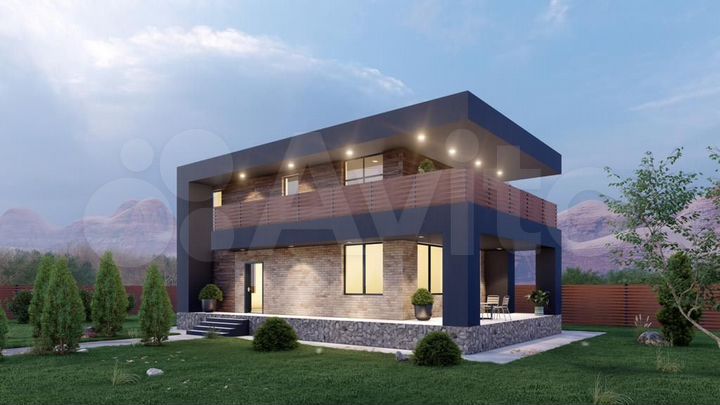 Дом 166,8 м² на участке 5,6 сот.