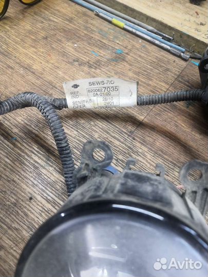 Фары противотуманные рено кангу2