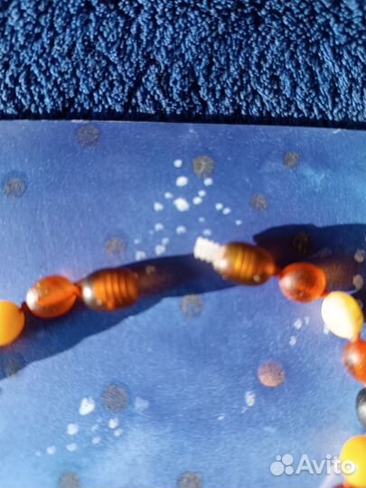 Янтарные бусы натуральные