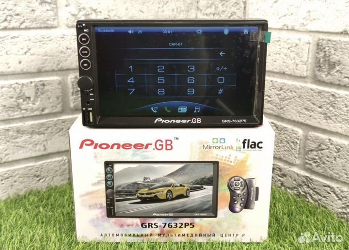 Магнитола pioneer ok GRS 7632 P5 2din с сенсором