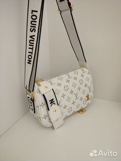 Сумка на плечо Louis Vuitton Белая Новая