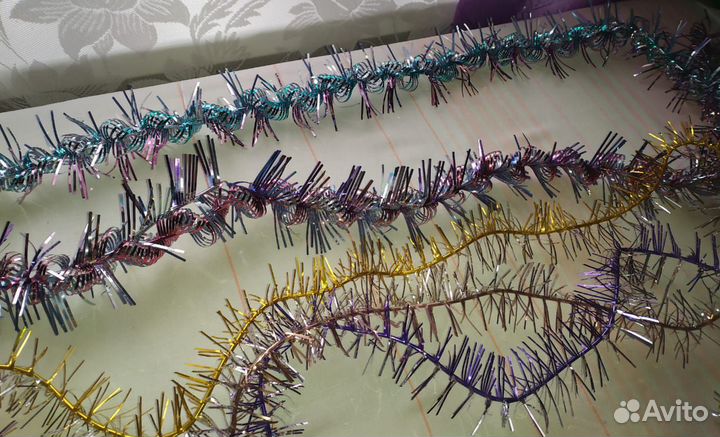 Мишура новогодняя,дождик.ссср