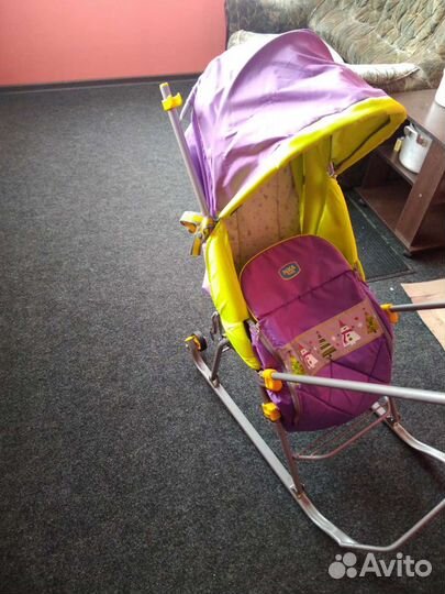 Детские санки с колесами