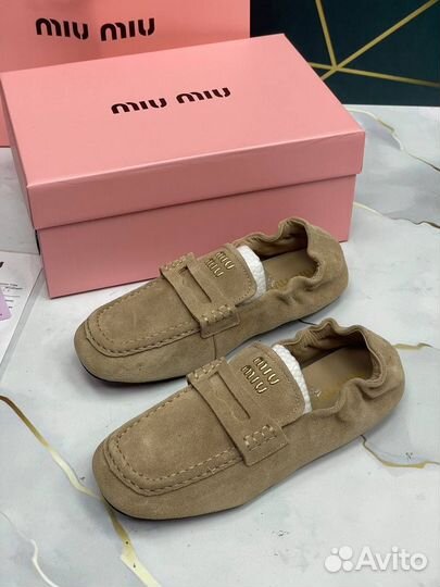 Лоферы miu miu