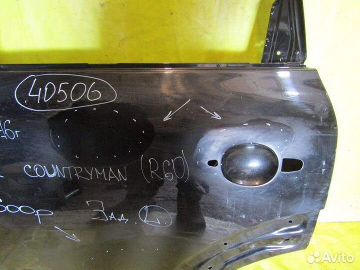 Дверь задняя левая Mini Cooper R60 10-13г 40506