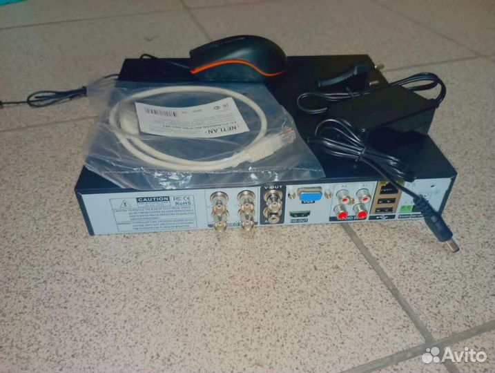 Видеорегистратор гибридный 4 канальный 4+2 ip