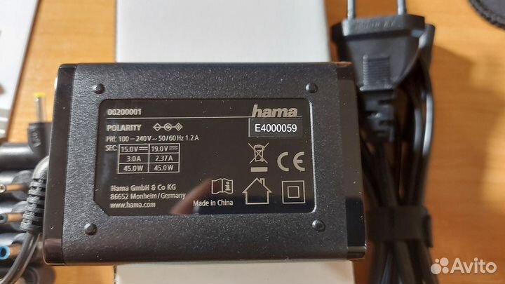 Адаптер питания для ноутбука 3А, 45Вт