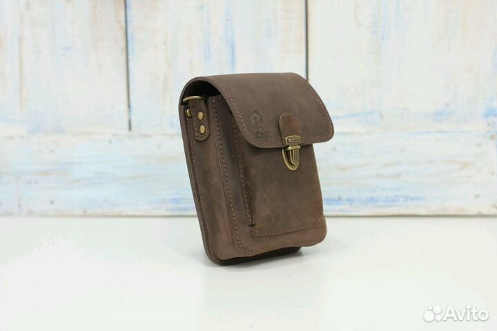 Мужская сумка кожаная небольшая