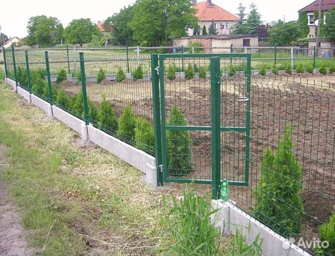 Сетка для забора 3d