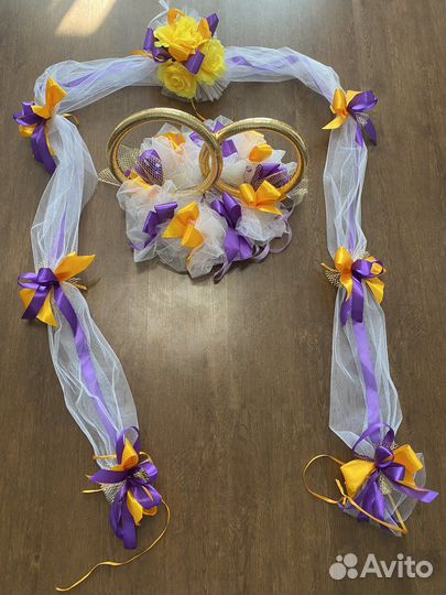 Свадебные аксессуары на машину