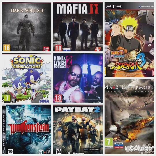 Sony PS3 + 62 игры