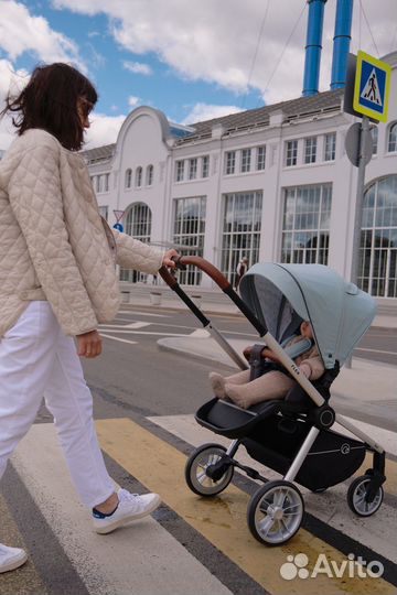 Коляска 0+ и автолюлька Rant Flex Ocean Green