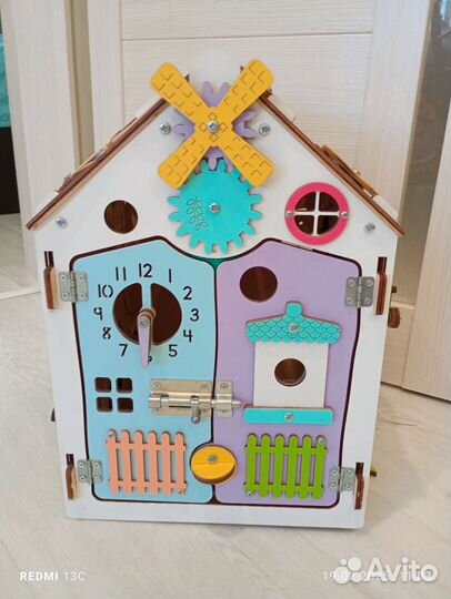 Бизиборд домик со светом