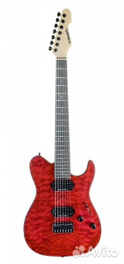 Электрогитара 7-струнная Edwards E-TB-7 QM Archtop